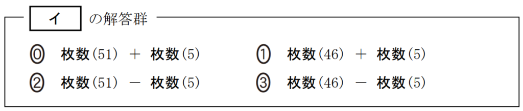 共通テスト情報Ⅰ試作問題第3問