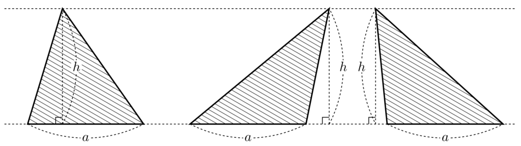 三角形の等積変形